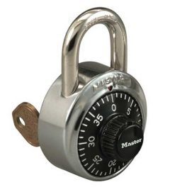 Master Lock, Locks, Padlocks 1525 Master Lock Key Control Combination Padlock Black Dial