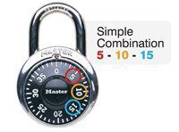 Master Lock, Locks, Padlocks 1525 EZRC Master Lock Key control simple combination lock