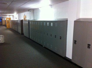 East Richland High School New Locker Installation 
