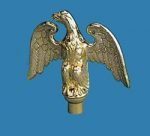 Flags and Accessories 5" Gold Perched Eagle with Ferrule