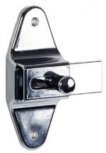 Accurate Partitions, All American, Surface Slide Latches, Flush Metal, Global Partitions Slide latch
