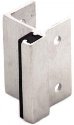 Square Edge Pilaster 1 1/4, Misc Stainless Steel Hardware SS Cast outswing strike & keeper 1 1/4"