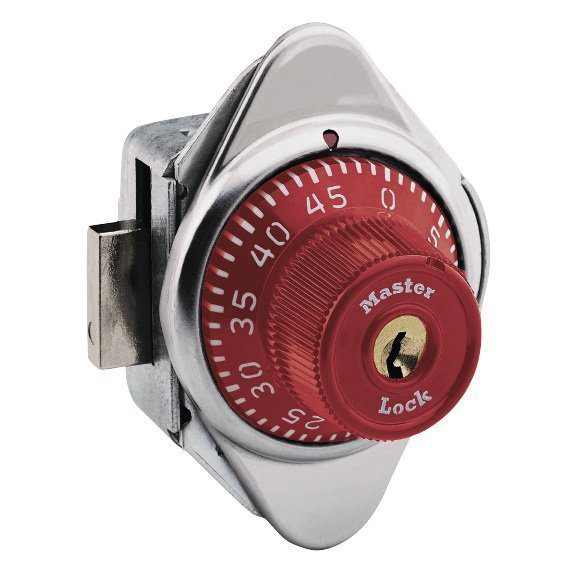 Master Lock, Built in Combination Locks, Locks 1630 Master Lock Built in combination lock RH locker red dial