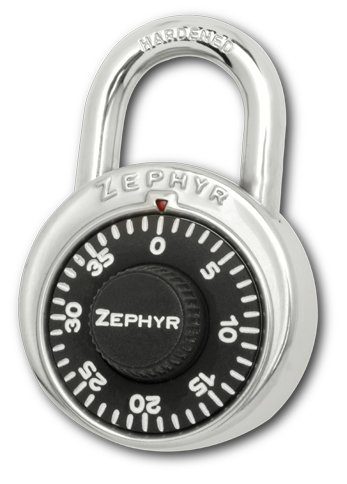Zephyr Lock, Locks, Padlocks 1902 Combination Padlock